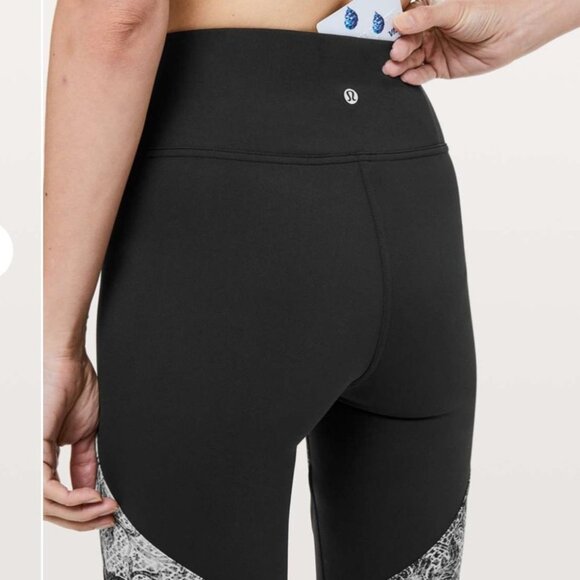 Lululemon Sweat & Repeat Tight *28" Serigraph Black - Picture 4 of 13